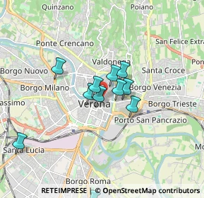Mappa Piazza Nogara, 37121 Verona VR, Italia (1.41455)