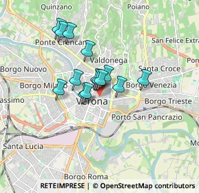 Mappa Piazza Nogara, 37121 Verona VR, Italia (1.21143)