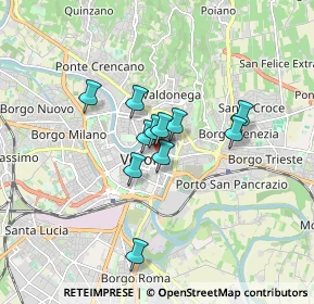 Mappa Piazza S. Nicolò, 37121 Verona VR, Italia (1.15)