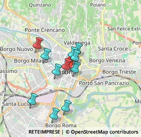 Mappa Piazza Nogara, 37121 Verona VR, Italia (1.43091)