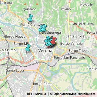 Mappa Via Anfiteatro, 37121 Verona VR, Italia (0.75615)