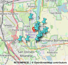 Mappa Via Amerigo Vespucci, 20068 Peschiera Borromeo MI, Italia (1.012)