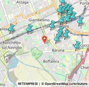 Mappa Via Prato, 20152 Milano MI, Italia (1.2375)