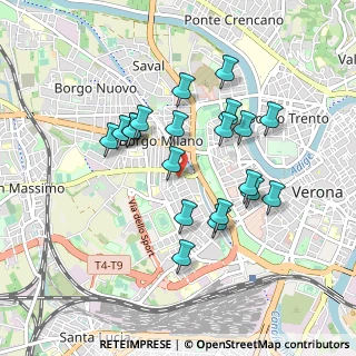 Mappa Via Marco Vitruvio, 37138 Verona VR, Italia (0.8085)