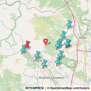 Mappa Via Cicolelio, 10080 Castelnuovo Nigra TO, Italia (7.5725)