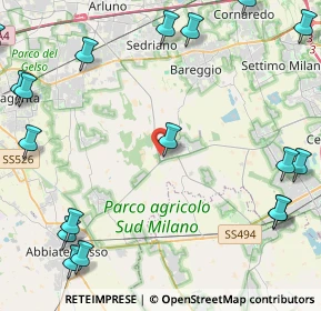 Mappa Via Meucci, 20080 Cisliano MI, Italia (6.61895)