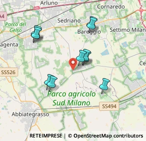 Mappa Via Meucci, 20080 Cisliano MI, Italia (3.44909)