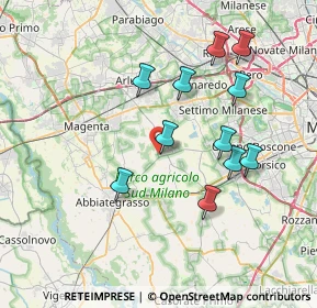 Mappa Via Meucci, 20080 Cisliano MI, Italia (7.07091)