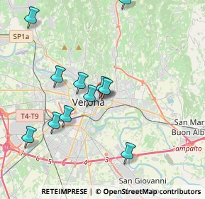 Mappa Vicolo Fondachetto, 37129 Verona VR, Italia (3.85455)