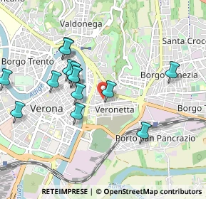 Mappa Vicolo Fondachetto, 37129 Verona VR, Italia (0.94571)