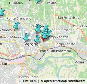 Mappa Vicolo Fondachetto, 37129 Verona VR, Italia (1.67917)