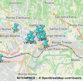 Mappa Vicolo Fondachetto, 37129 Verona VR, Italia (1.61182)