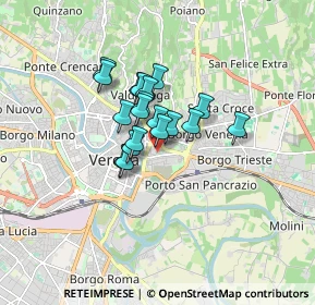 Mappa Vicolo Fondachetto, 37129 Verona VR, Italia (1.05)