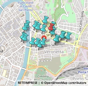 Mappa Vicolo Fondachetto, 37129 Verona VR, Italia (0.3235)