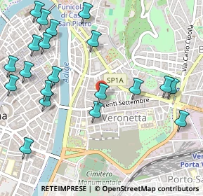 Mappa Vicolo Fondachetto, 37129 Verona VR, Italia (0.6505)