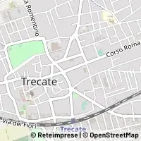 Mapa Trecate