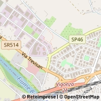 地図 Vigonza