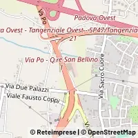 Mapa Padova