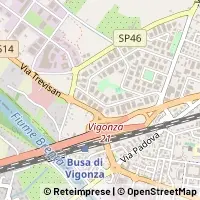 Hartă Vigonza
