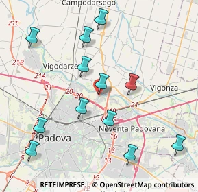 Mappa Di Castelfranco Veneto, 35129 Cadoneghe PD, Italia (4.3675)