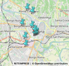 Mappa Vicoletto Valle, 37122 Verona VR, Italia (1.07455)