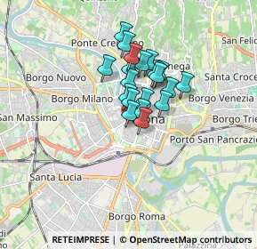 Mappa Vicoletto Valle, 37122 Verona VR, Italia (1.1015)