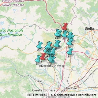Mappa Via Scuole, 10080 Castelnuovo Nigra TO, Italia (9.416)