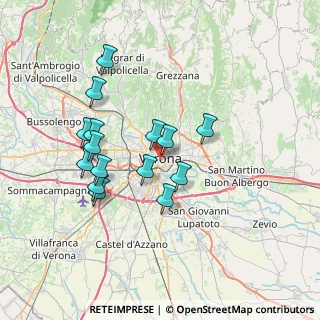 Mappa Vicolo Ghiaia, 37122 Verona VR, Italia (6.49867)