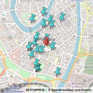 Mappa Vicolo Ghiaia, 37122 Verona VR, Italia (0.4355)
