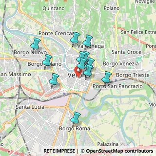 Mappa Vicolo Ghiaia, 37122 Verona VR, Italia (1.36)