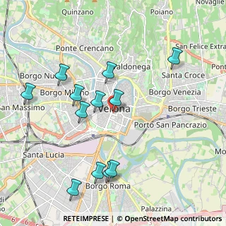 Mappa Vicolo Ghiaia, 37122 Verona VR, Italia (2.08917)