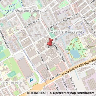 Mappa Via Gian Lorenzo Bernini, 5, 20094 Corsico, Milano (Lombardia)