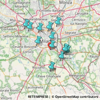 Mappa Via Bernardo Quaranta, 20139 Milano MI, Italia (6.13643)