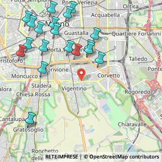 Mappa Via Bernardo Quaranta, 20139 Milano MI, Italia (2.7345)