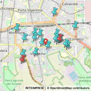 Mappa Via Bernardo Quaranta, 20139 Milano MI, Italia (0.869)