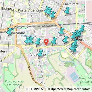 Mappa Via Bernardo Quaranta, 20139 Milano MI, Italia (1.15263)