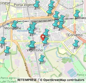 Mappa Via Gargano, 20139 Milano MI, Italia (1.053)