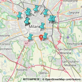 Mappa Via Bernardo Quaranta, 20139 Milano MI, Italia (4.34231)