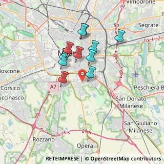 Mappa Via Bernardo Quaranta, 20139 Milano MI, Italia (2.91455)