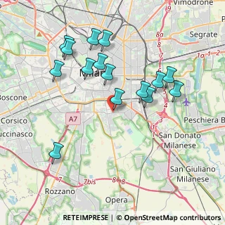Mappa Via Bernardo Quaranta, 20139 Milano MI, Italia (3.83733)