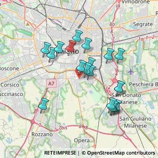 Mappa Via Bernardo Quaranta, 20139 Milano MI, Italia (3.53842)