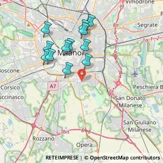 Mappa Via Bernardo Quaranta, 20139 Milano MI, Italia (3.8175)