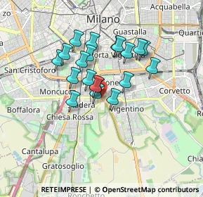 Mappa Via Virgilio Ferrari, 20141 Milano MI, Italia (1.3425)