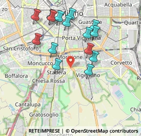 Mappa Via Virgilio Ferrari, 20141 Milano MI, Italia (1.91467)