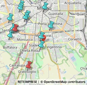 Mappa Via Virgilio Ferrari, 20141 Milano MI, Italia (2.57133)