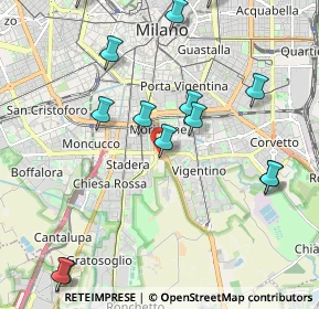 Mappa Via Virgilio Ferrari, 20141 Milano MI, Italia (2.40857)