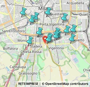 Mappa Via Virgilio Ferrari, 20141 Milano MI, Italia (1.58867)