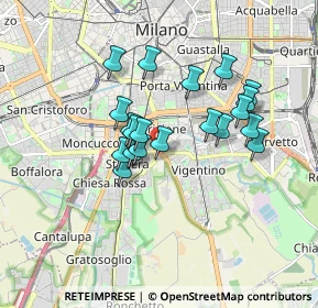 Mappa Via Virgilio Ferrari, 20141 Milano MI, Italia (1.422)