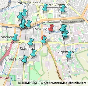 Mappa Via Virgilio Ferrari, 20141 Milano MI, Italia (1.0415)