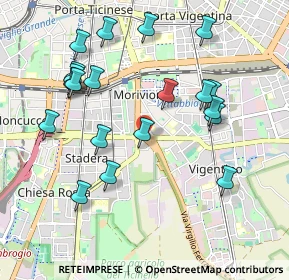 Mappa Via Virgilio Ferrari, 20141 Milano MI, Italia (1.0365)